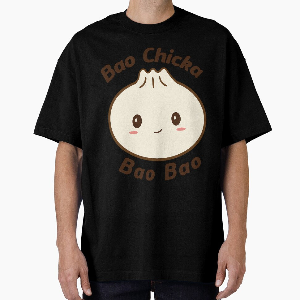 Boo Chicka Bao Food Pun by helvylotton734