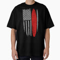Surfing American Flag by GeniusDesignArt