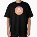 Pink Sky Orange Clouds Aveda Logo by Dalaura