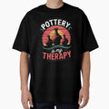 Potter Ceramic Clay Artist Sculpturist Pottery Is My Therapy by KotexTemu