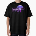 Jealous? Purple Jellyfish Glowing Text by Suzanne Uchytil
