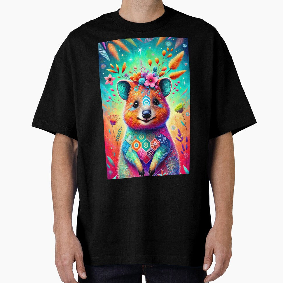 Radiant Quokka in Floral Fantasy Wonderland by ChrisButler