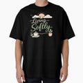 Living Softly Aesthetic Quote T-Shirt, Cozy Minimalist Self Care Design, Calm Lifestyle Graphic Tee by RepRepublic