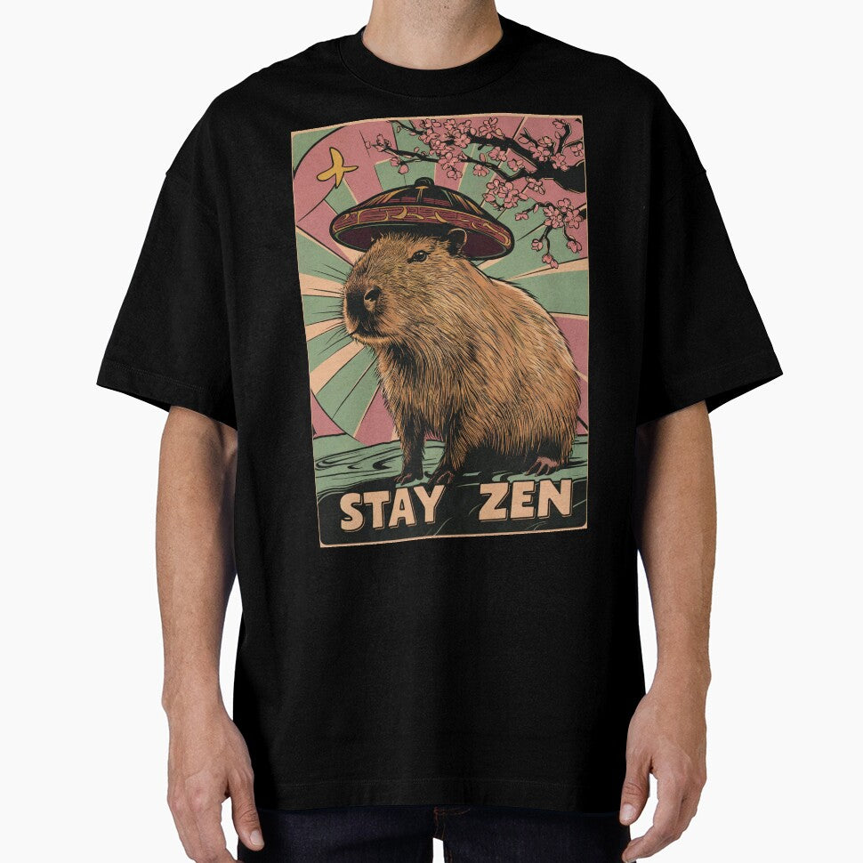 Stay Zen Capybara Vintage by SixElements