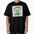 No Thoughts Head Empty Funny Zen Frog Meme Sticker by R & K Fashions