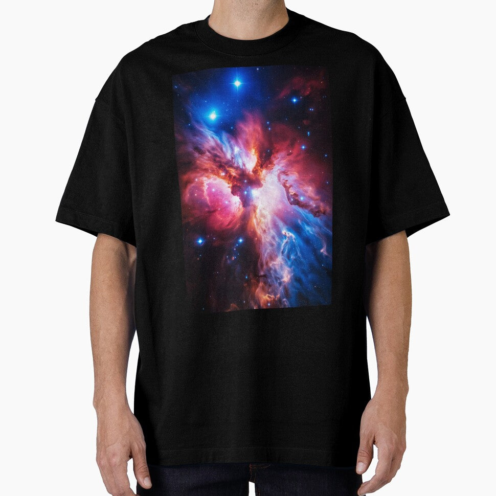 Vibrant Cosmic Nebula Explosion Colorful Deep Space Galaxy Art by lematworks