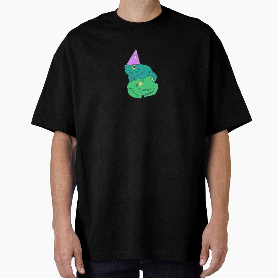 No Thoughts Head Empty Frog Wizard by kerryaislinn