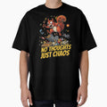 No Thoughts Just Chaos - Frantic Squirrel Meme Illustration by ZyxDes
