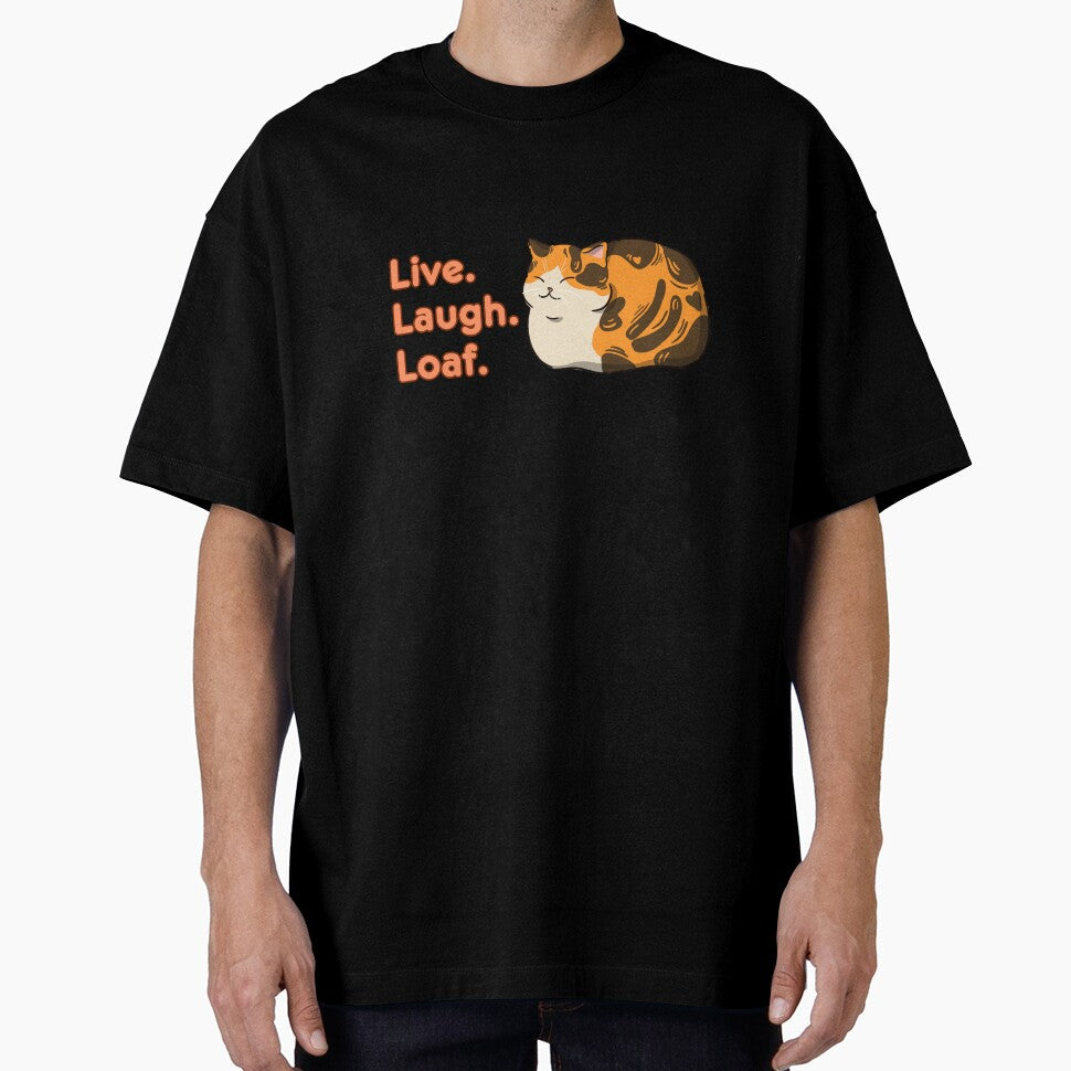 Cute Cat Loaf: Live Laugh Loaf by Teribelle