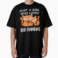 Just A Girl Who Loves Red Pandas Gift Women Kawaii Red Panda by DSWShirts