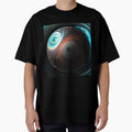 Galaxy Approaches A Black Hole - Space Art - Geometric Art by ThatKrisGuy
