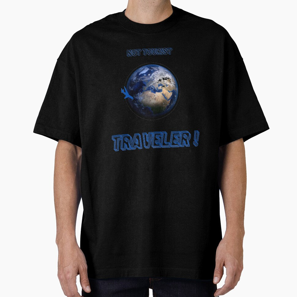 Not tourist - traveler dark blue by Soratravels