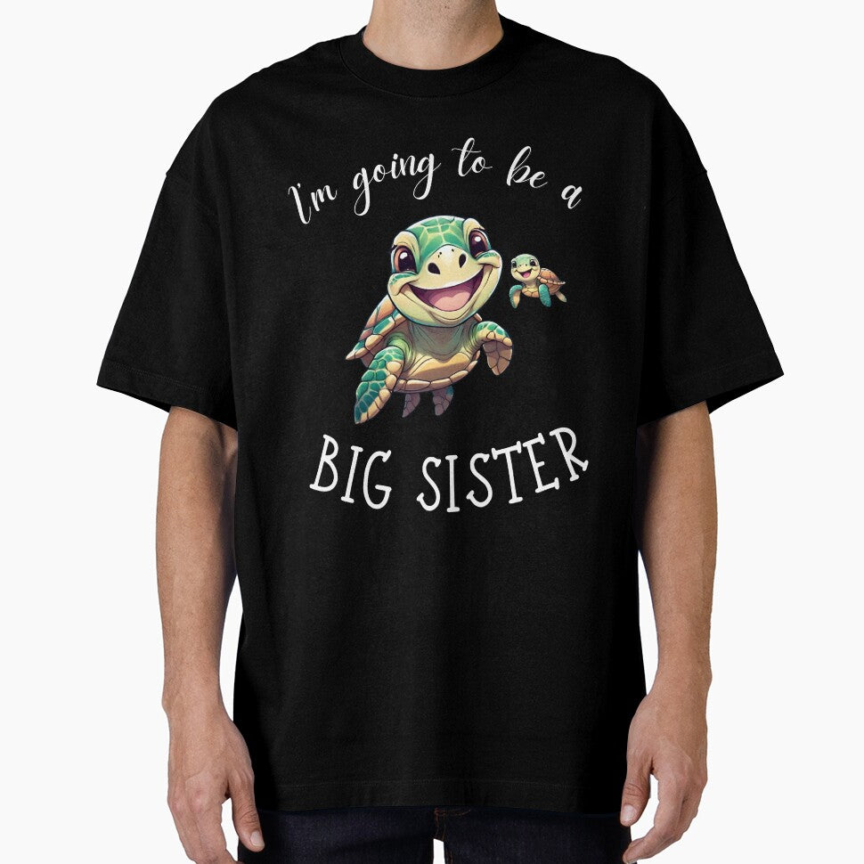 Cute Big Sister Pregnancy Annoucement New Sibling Sea Turtle by BunBuntheDog-