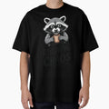 Running On Chaos Funny Raccoon Coffee Lover by Snout & Shout.