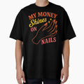 My Money Shines on Nails – Retro Nail Art Design by Meandmyshop
