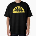 Clever Cat Lady – Yellow Bg with Blk Print by DPingBirdie