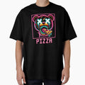 Scary Teddy Bear eating a slice of pizza by FirstCast