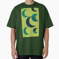 Abstract moon phases pattern — minimalist celestial design by xaiartist