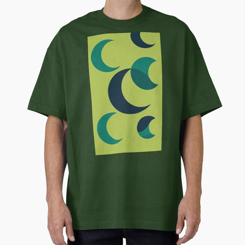 Abstract moon phases pattern — minimalist celestial design by xaiartist