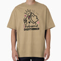 Professional overthinker attractive design, funny t-shirt and hoodie for White and light color by Aycon