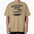 Introvert Mode On Please Wait Shirt – Social Battery Low Funny T-Shirt by sumodesign