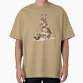 Cute Watercolor Bunny Rabbit Kicking Soccer Ball Art by BreezifyDesignStudio