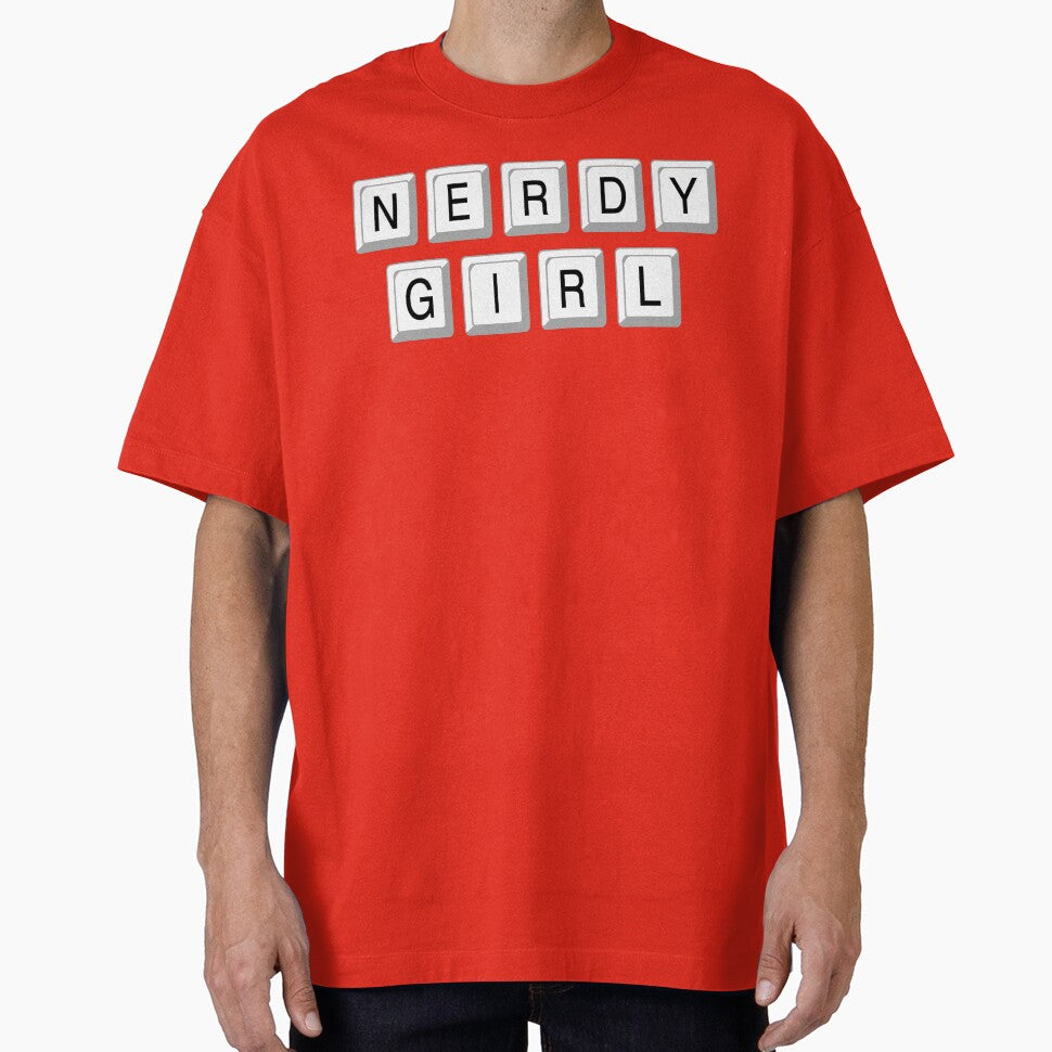 Nerdy Girl Computer and Social Media Art by Rightbrainwoman
