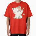 Cute Full Body Cat Lover – Kawaii Cat Illustration Aesthetic Design by BabyStark