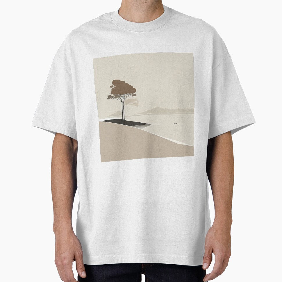 Minimalist landscape digital abstract art design by Feluceo