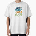 Eat Sleep Dog Repeat Funny Dog Lover by PawfectStickersCo
