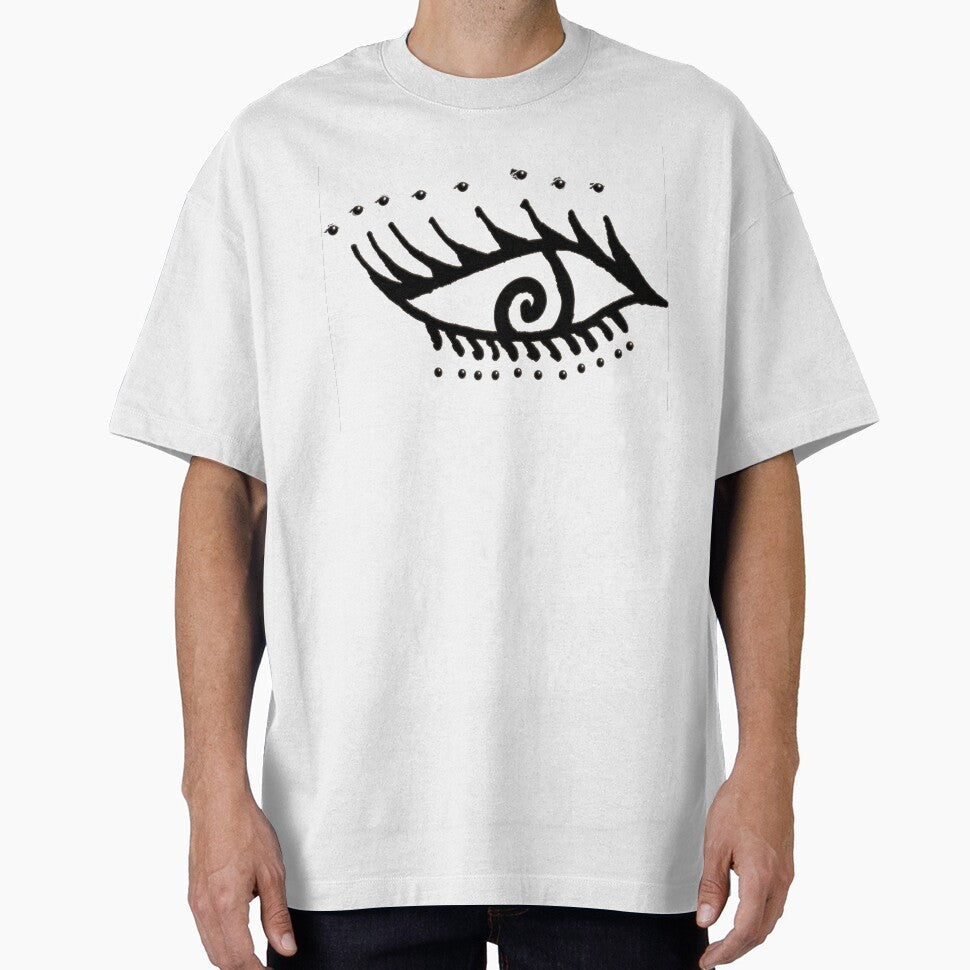 Zorla Visions 3rd eye symbol, minimal spiritual intuition design, Mystic line art. by Zorla Visions
