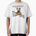 Professional Overthinker High Fashion Teddy Bear by Vaelora