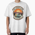 The Cousin Club Retro Camper Sunset Mountains by ScriptedMoments