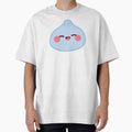 Blue squishy Dumpling – Cute Kawaii Food Character Design by EmeraldeaArt