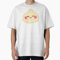 Kawaii Light yellow Golden Glitter Squishy Dumpling – Cute Food Character Design by EmeraldeaArt