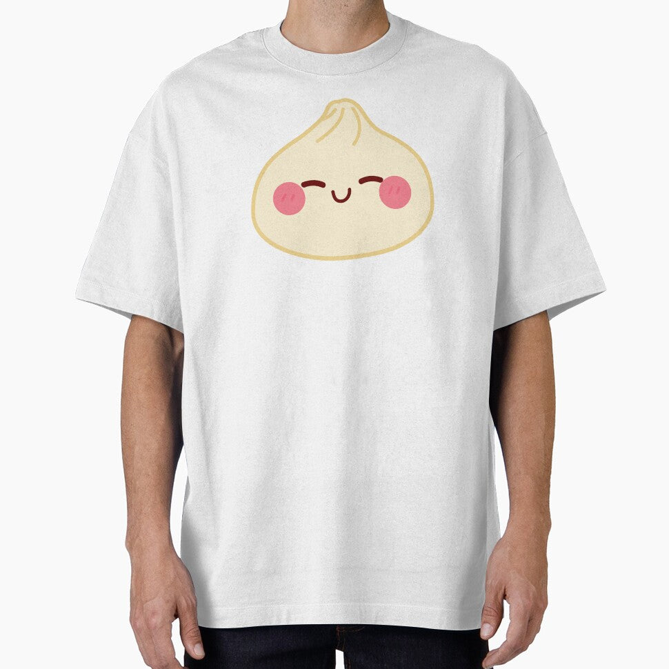 Light yellow squishy Dumpling – Cute Kawaii Food Character Design by EmeraldeaArt
