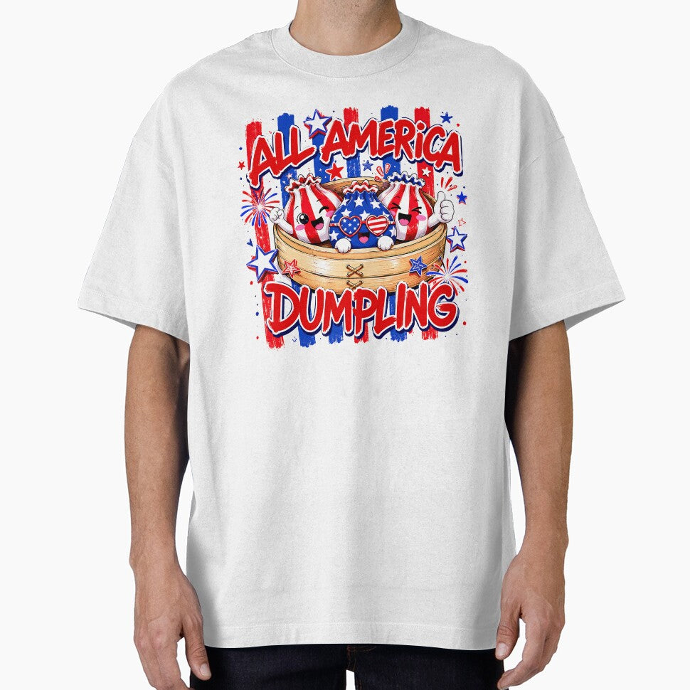 All American Dumpling – Cute Squishy Kawaii Characters by EmeraldeaArt