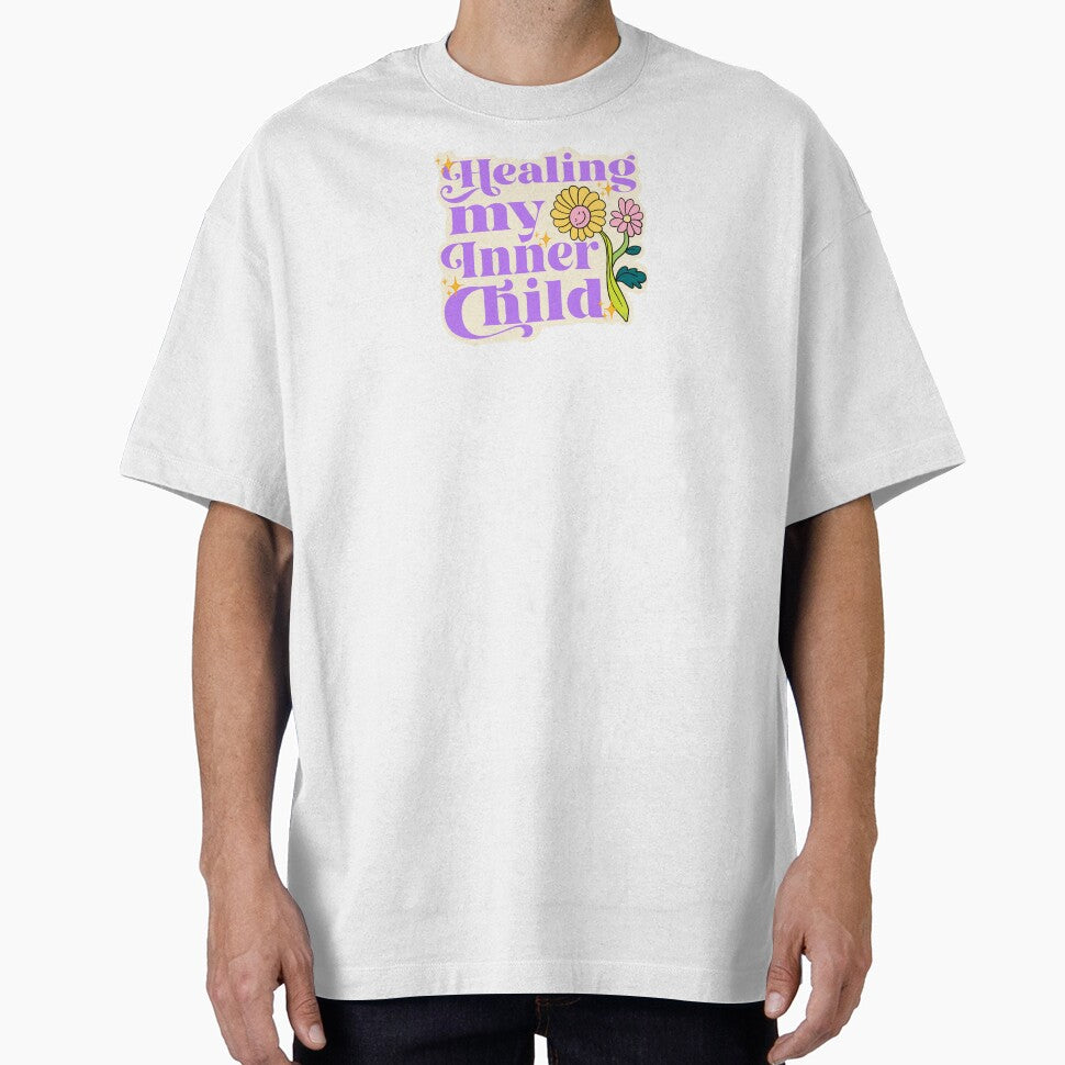 HEALING MY INNER CHILD FLOWER STICKER by aydapadi