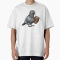 Chaos Pigeon Running on Caffeine and Spite Funny Street Bird by StickyGuys