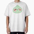 Green squishy Dumpling – Cute Kawaii Food Character Design by EmeraldeaArt