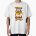 Warm And Full Of Bread Energy Funny Cat by VisualArtsOasis