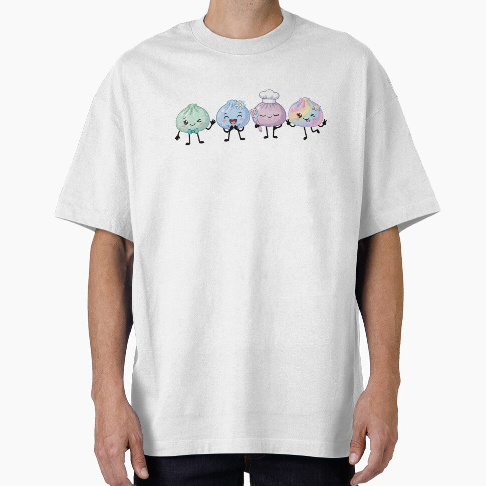 Kawaii Dumpling Friends – Pastel Squishy Dumpling Crew by EmeraldeaArt