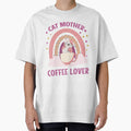 Cat Mother Coffee Lover - cat coffee lover - cat coffee quote by MOONINSPIRATION