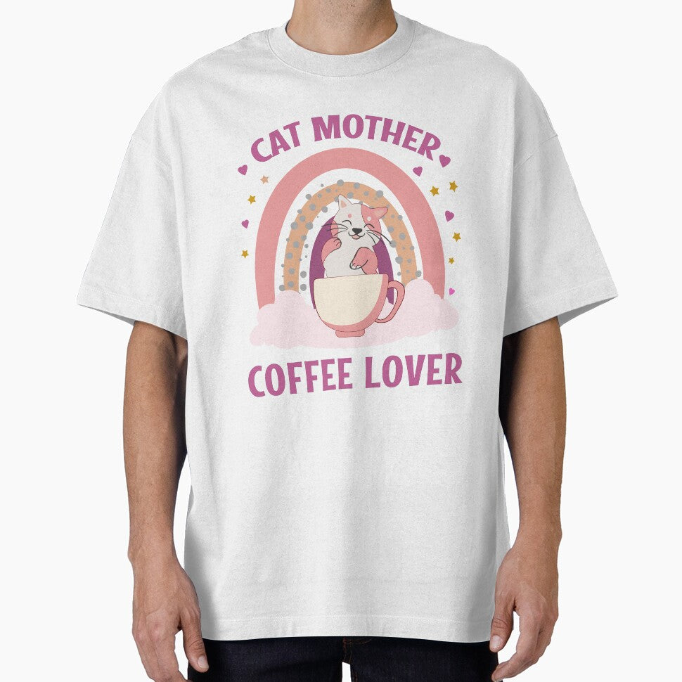 Cat Mother Coffee Lover - cat coffee lover - cat coffee quote by MOONINSPIRATION