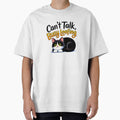 Can’t Talk, Busy Loafing Cat by Canvas-Whispers