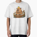 Capybara Hot Spring Zen Cute Animal by StickyGuys