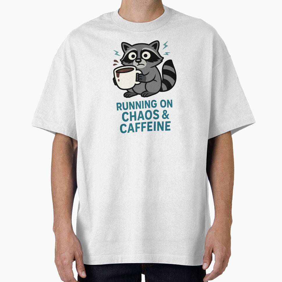Running on Chaos and Caffeine Raccoon by the-dovlat
