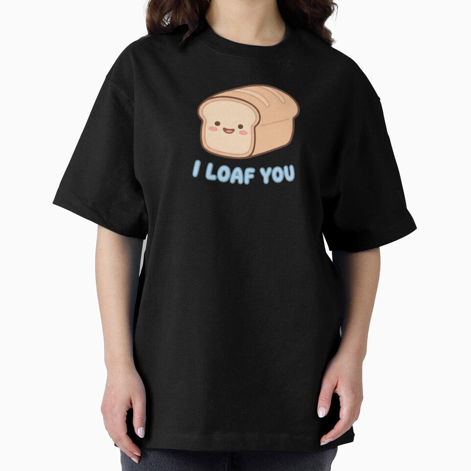 Funny Cute Animal Meme – “ I Loaf You ” Kawaii Aesthetic Sticker by Ace01st