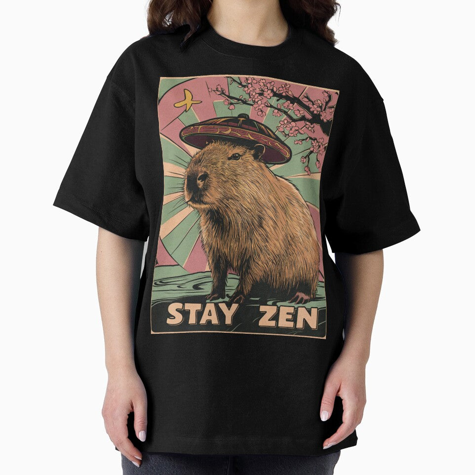 Stay Zen Capybara Vintage by SixElements