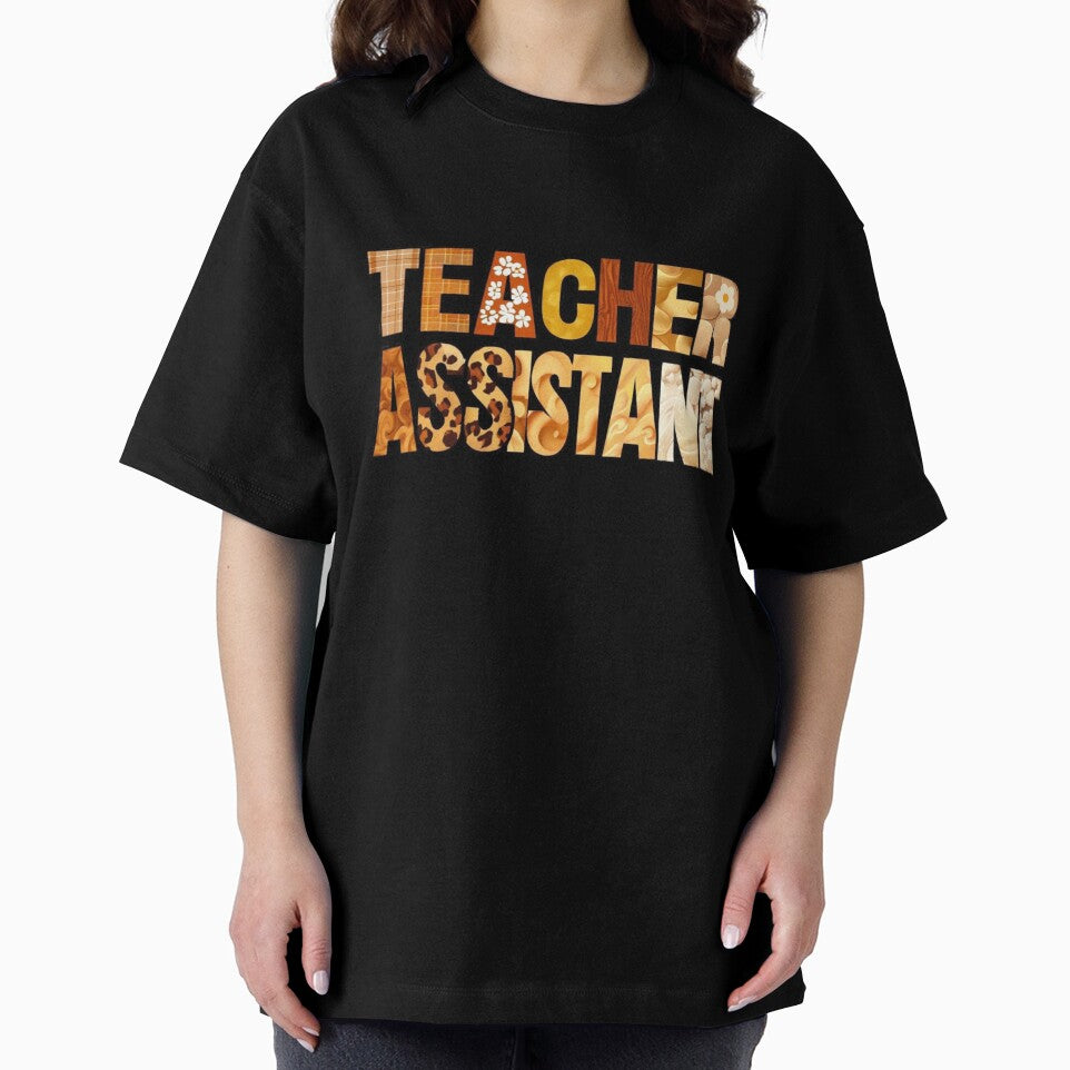 Teacher Assistant Appreciation Design | Retro Pattern Text Art by WHDProduction45